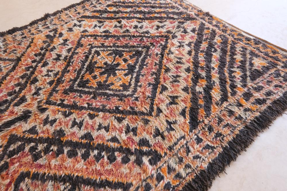 Moroccan Collector Wool Rug 13.5 x 6.2 ft / 410 x 191 cm