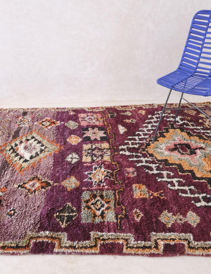 Moroccan Vintage Boujad Rug 9.1 x 5.2 ft / 278 x 159 cm - Surcoma