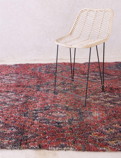 Beni MGuild Moroccan Red Wool Rug 11 x 6 ft / 335 x 183 cm - Surcoma