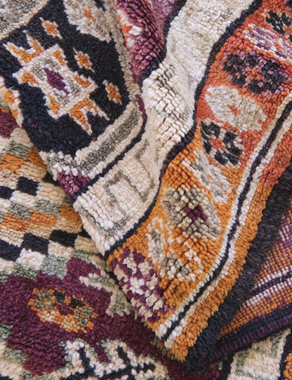 Moroccan Rare Vintage Collectible Rug 12.1 x 8.6 ft / 368 x 262 cm - Surcoma