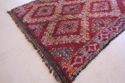 Moroccan Collector Red Rug 10.4 x 6.6 ft / 317 x 202 cm - Surcoma