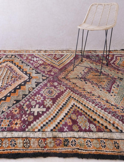 Moroccan Rare Vintage Collectible Rug 12.1 x 8.6 ft / 368 x 262 cm - Surcoma
