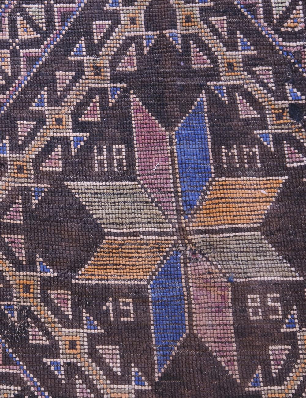 1980s Moroccan Beni MGuild Wool Rug 10.8 x 6.43 ft / 329 x 196 cm - Surcoma