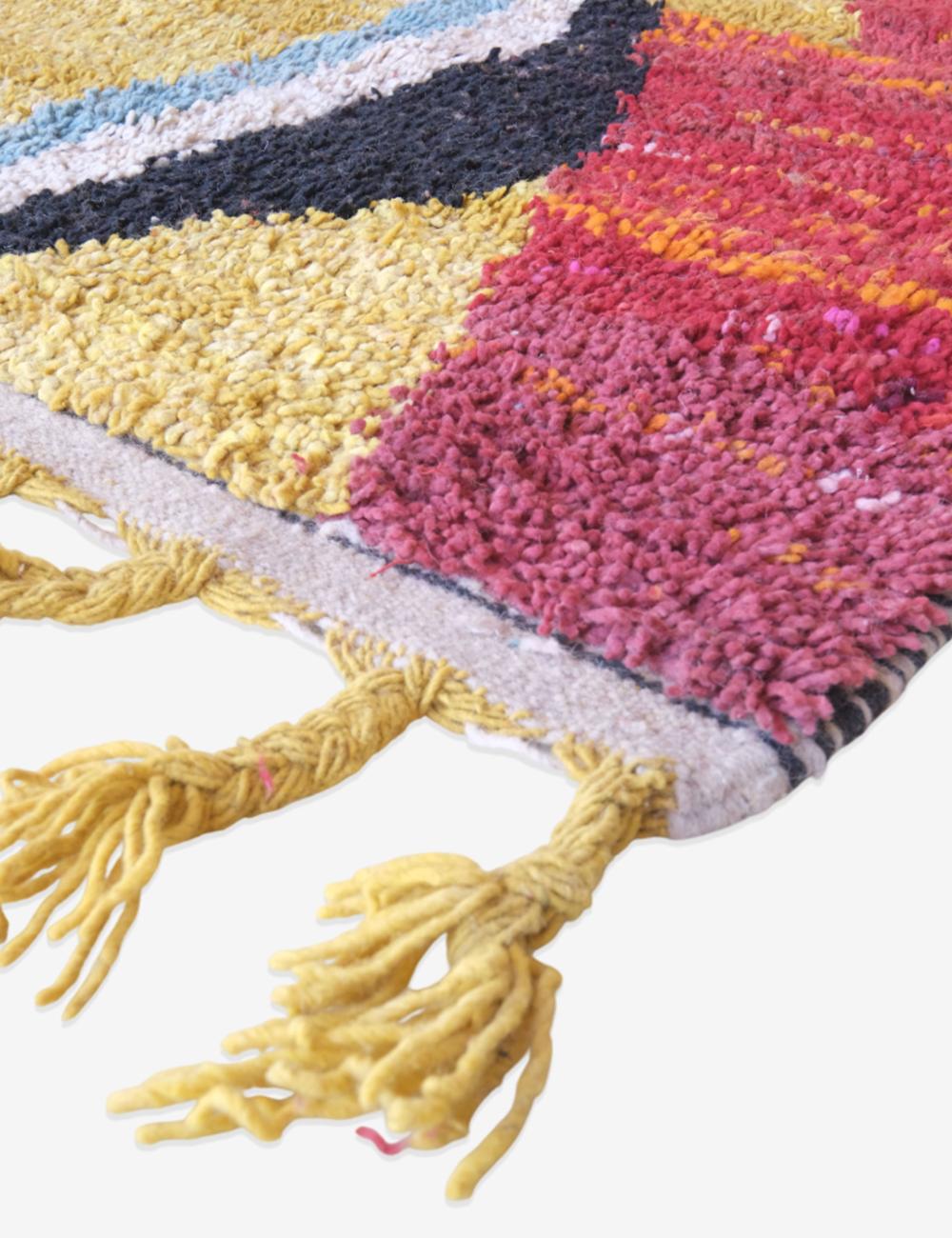 Moroccan Colorful Area Rug 9.6 x 6.6 ft / 292 x 203 cm - Surcoma