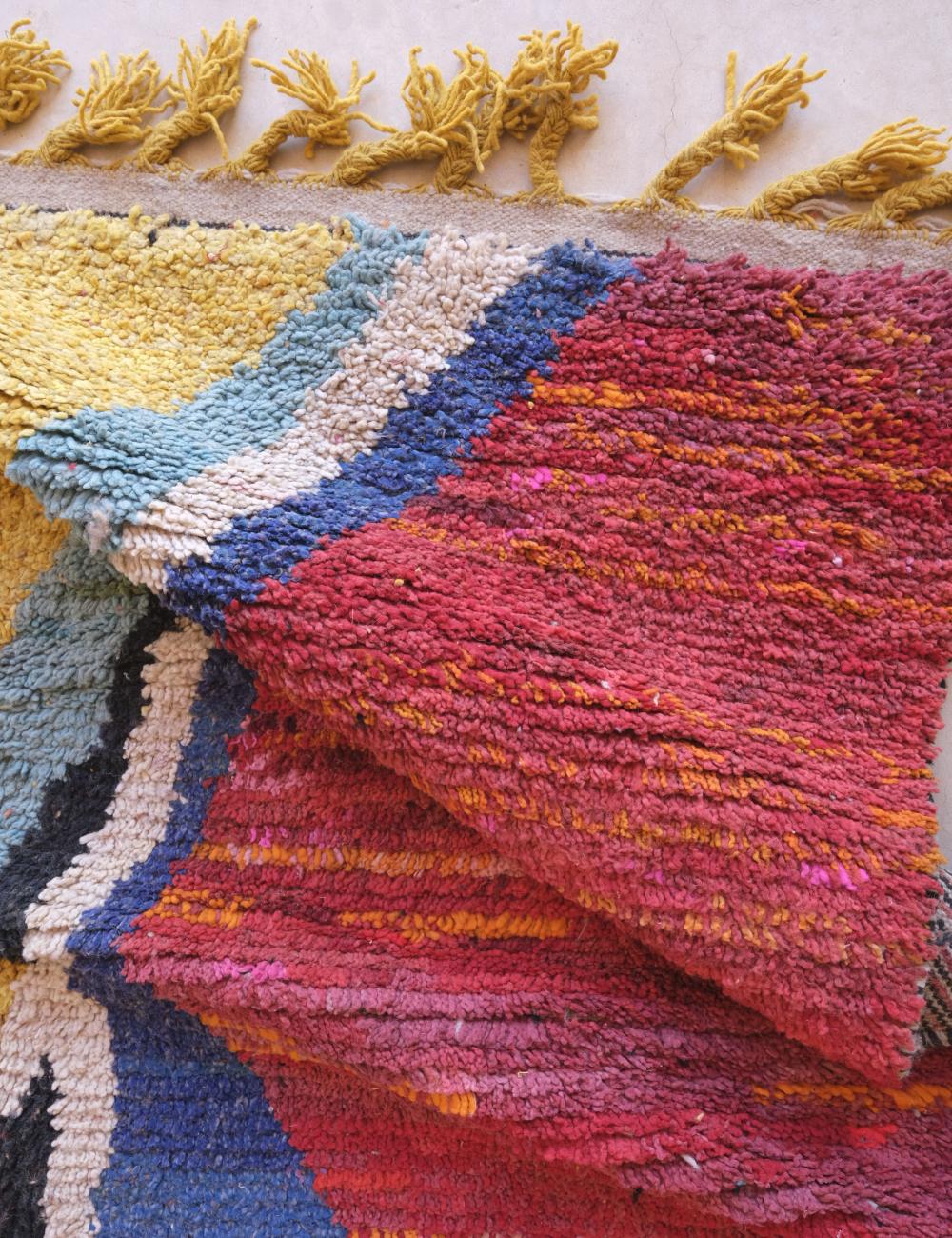Moroccan Colorful Area Rug 9.6 x 6.6 ft / 292 x 203 cm - Surcoma
