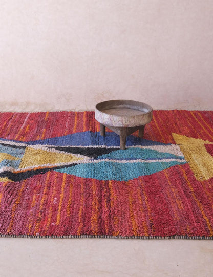 Moroccan Colorful Area Rug 9.6 x 6.6 ft / 292 x 203 cm - Surcoma