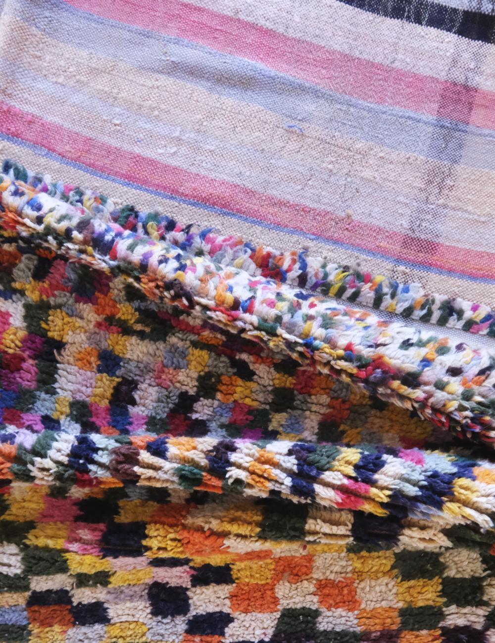 Moroccan Colorful Berber Rug 10.8 x 6.3 ft / 328 x 192 cm