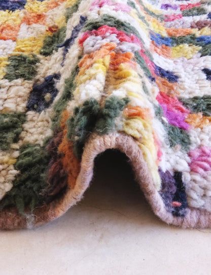 Moroccan Colorful Berber Rug 10.8 x 6.3 ft / 328 x 192 cm