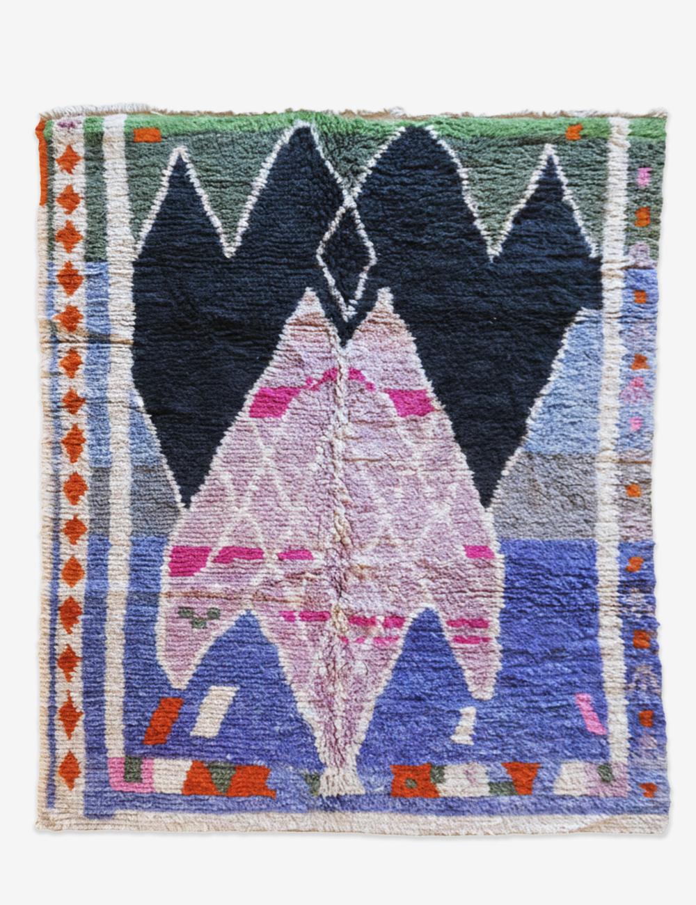 Customized Moroccan Diamond Rug