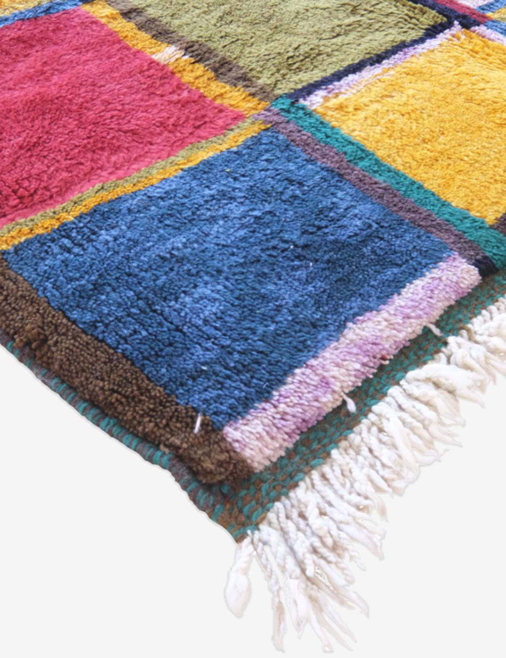 Colorful Beni Mrirt Moroccan Custom Rug