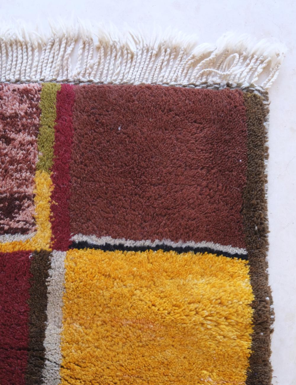 Colorful Beni Mrirt Moroccan Custom Rug