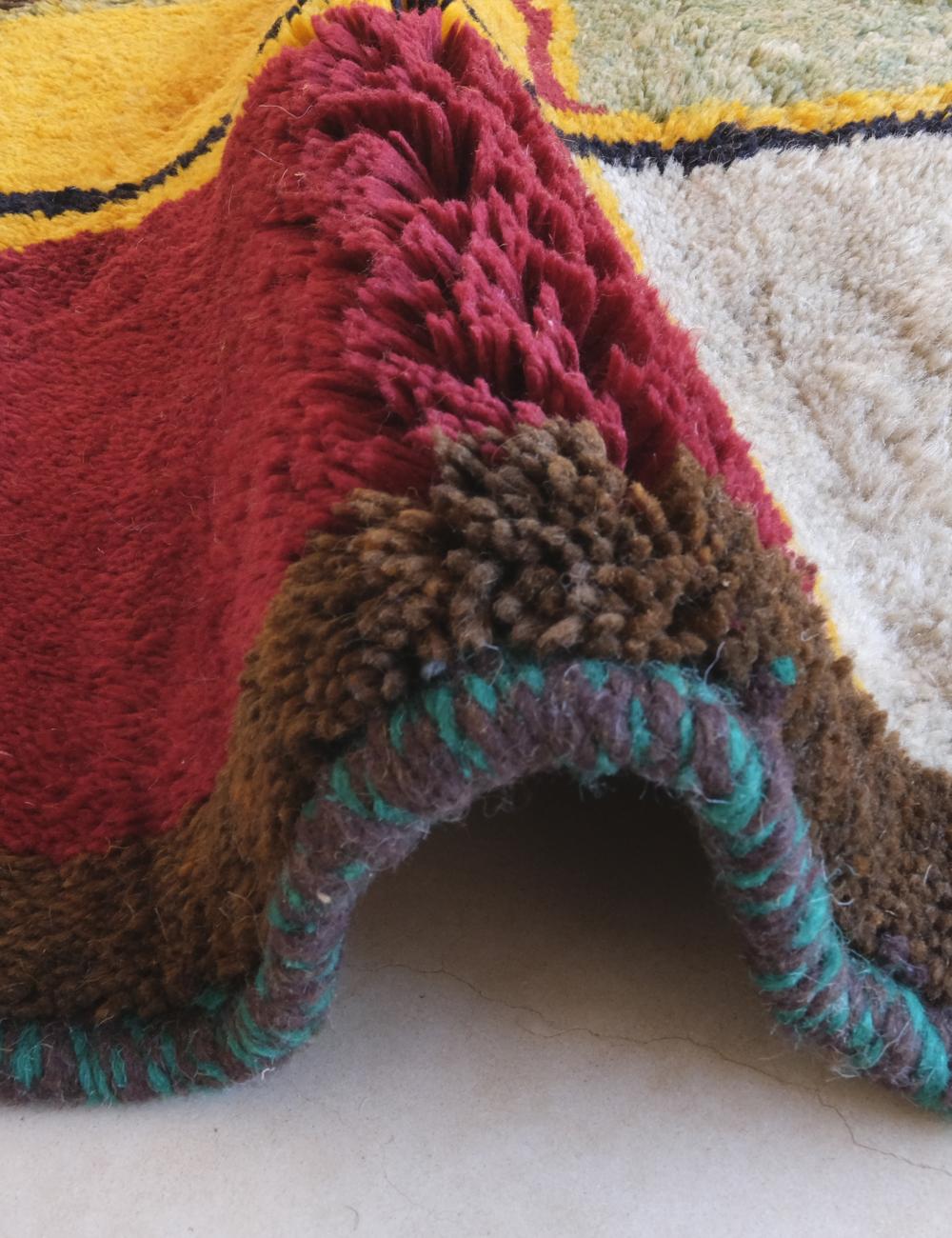 Colorful Beni Mrirt Moroccan Custom Rug