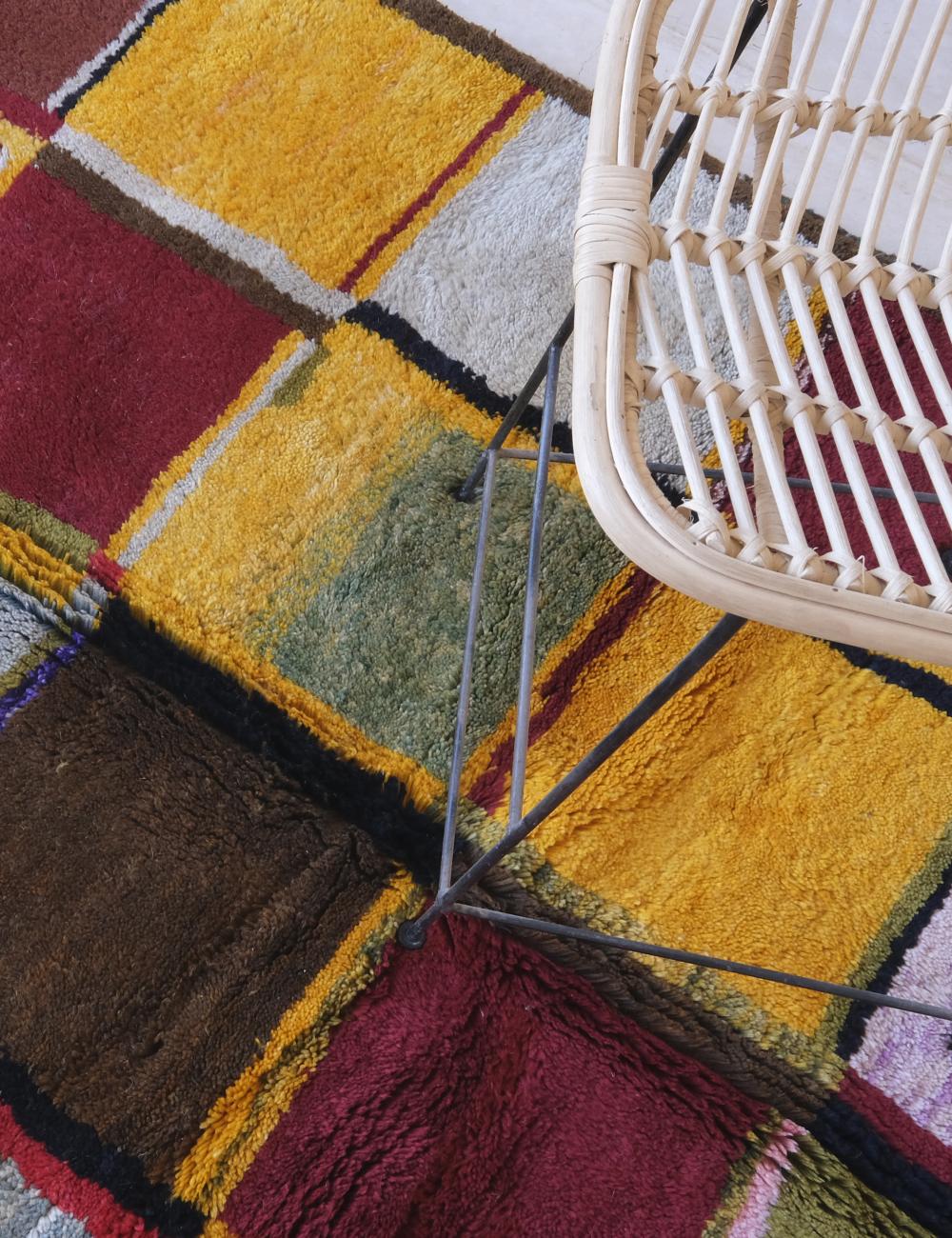 Colorful Beni Mrirt Moroccan Custom Rug