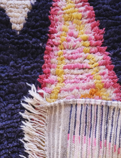 Bespoke Colorful Moroccan Rug - Echoes Of Love 54