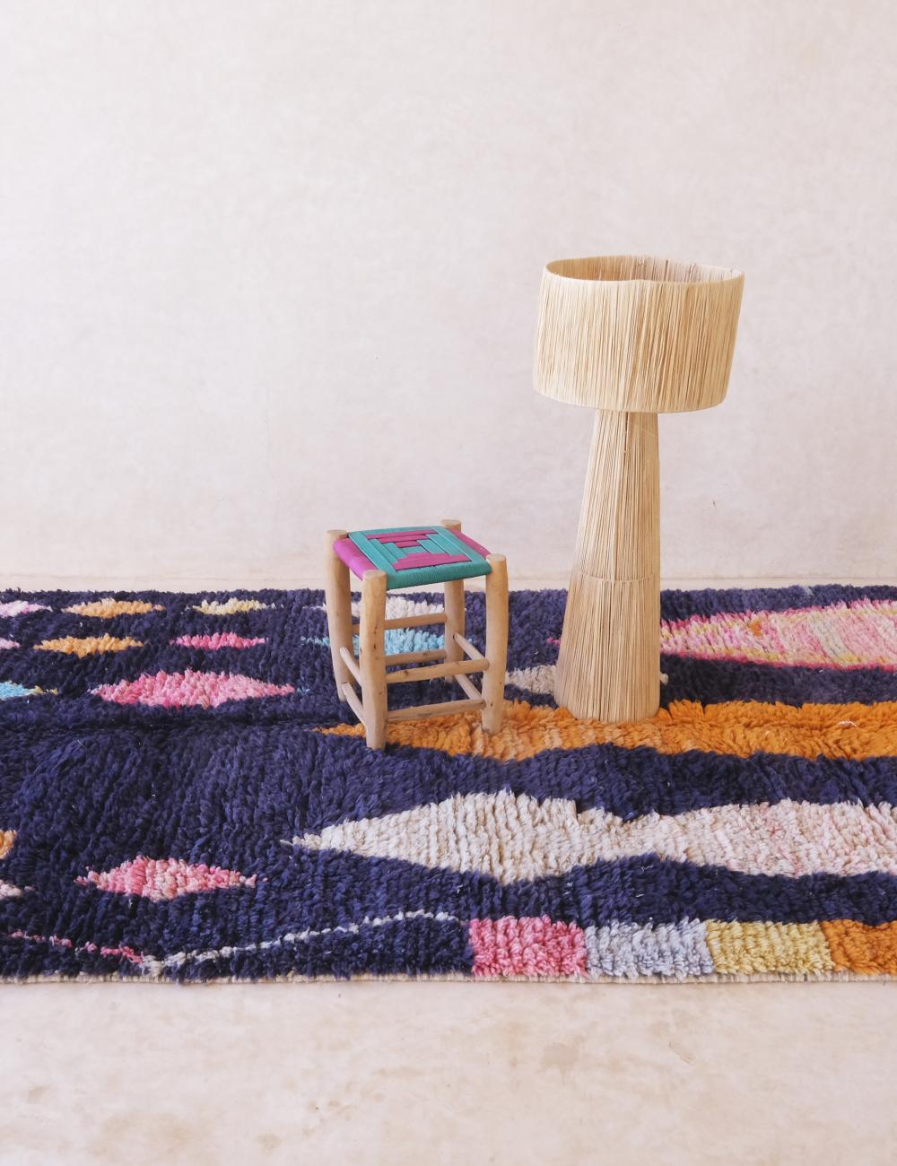 Bespoke Colorful Moroccan Rug - Echoes Of Love 54