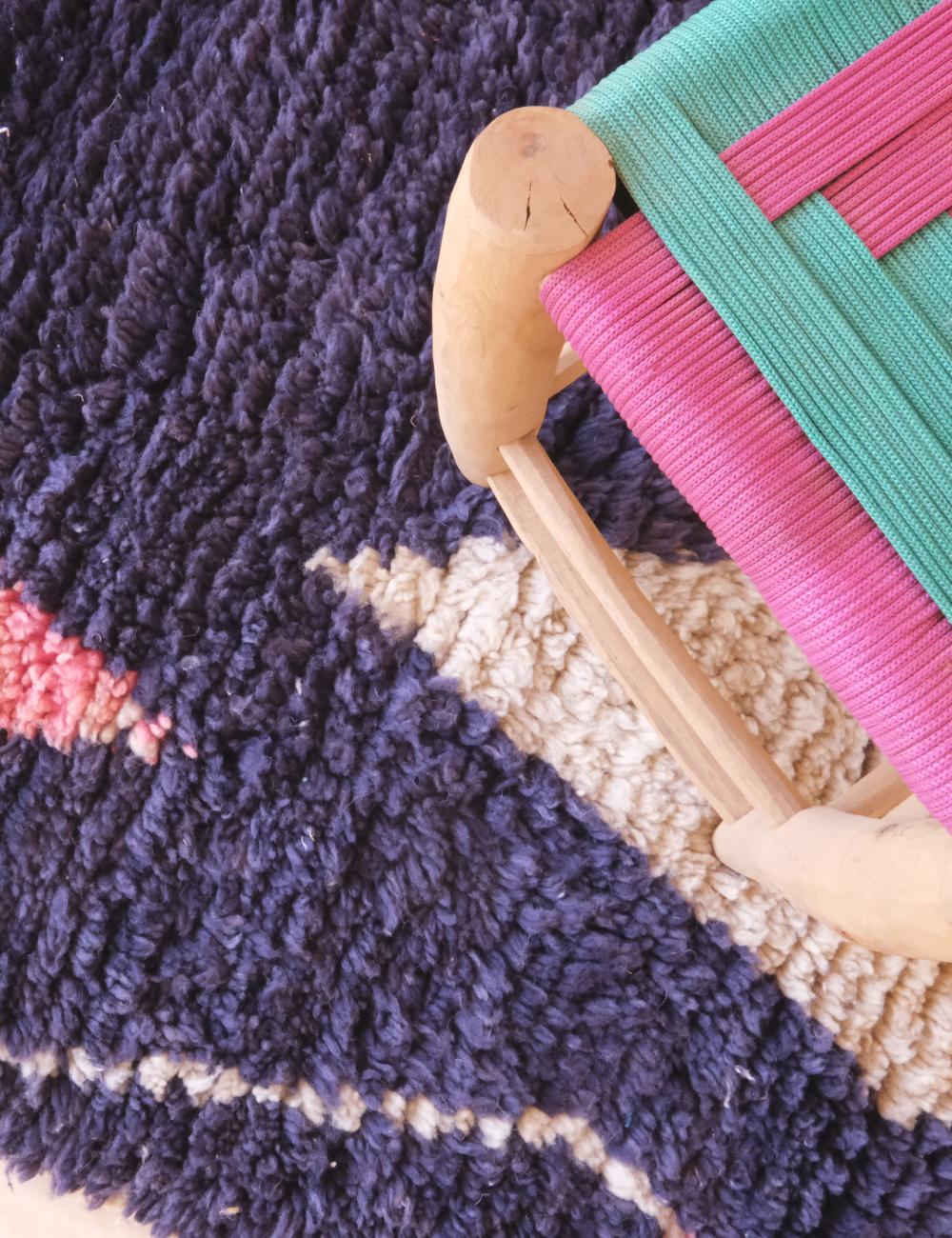 Bespoke Colorful Moroccan Rug - Echoes Of Love 54