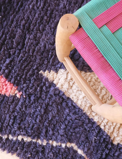 Bespoke Colorful Moroccan Rug - Echoes Of Love 54