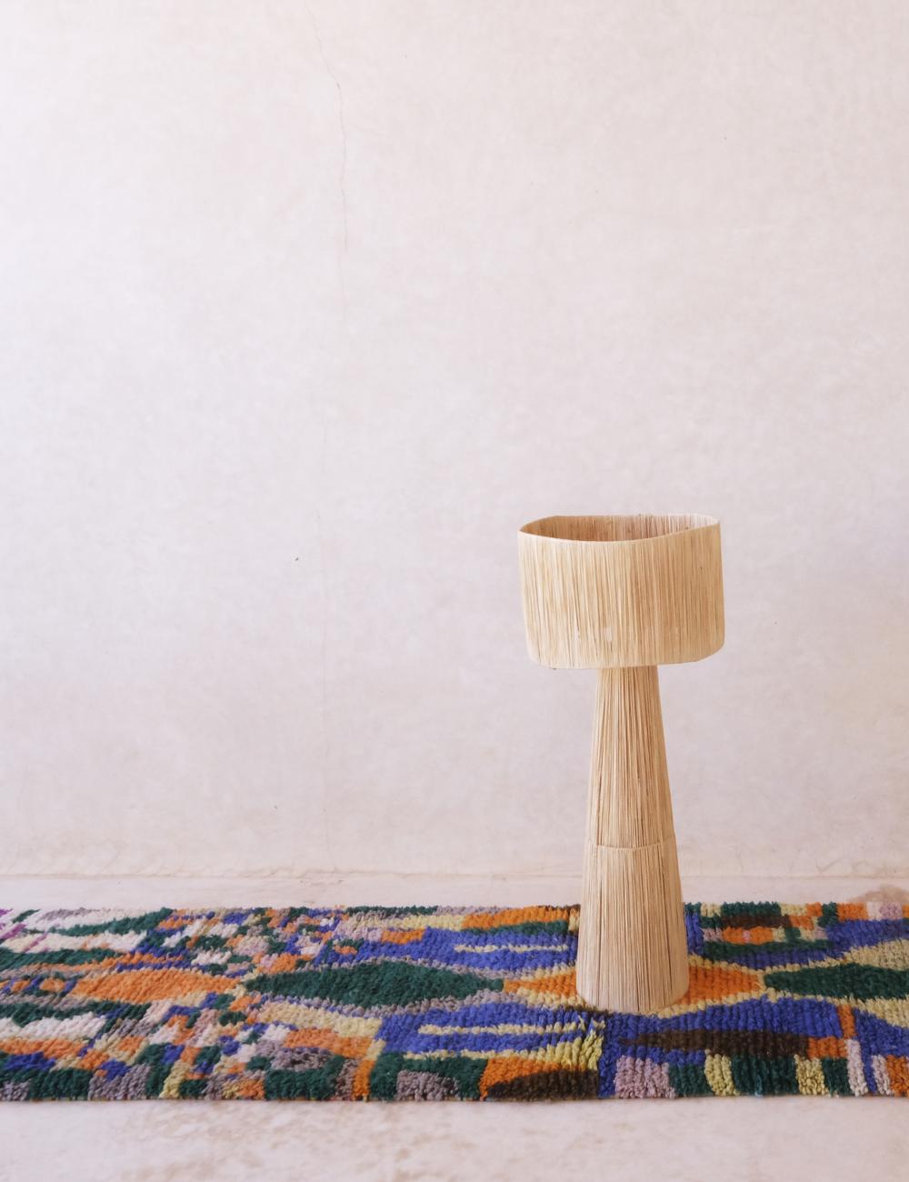 Moroccan Colorful Wool Runner Rug 14.9 x 2.5 ft / 453 x 79 cm