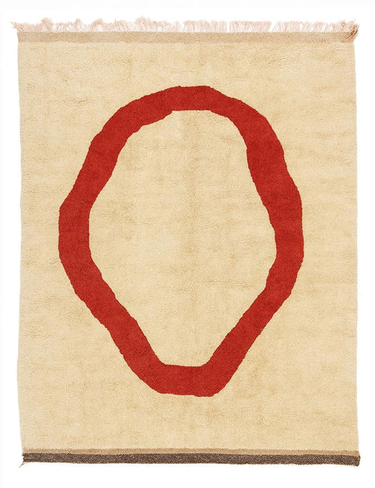 Abstract Beni Mrirt Moroccan Rug - Echoes Of Love 60