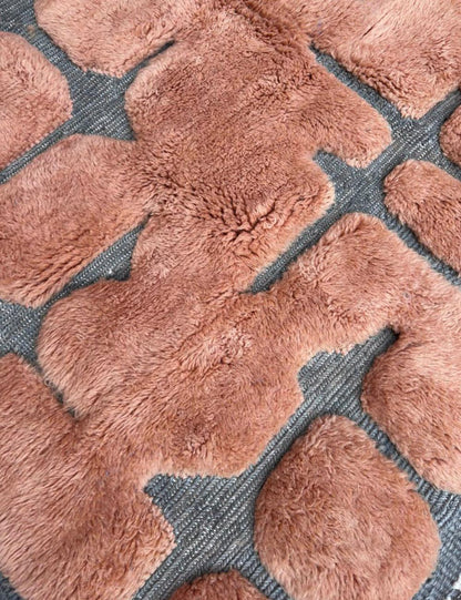 Neutral Beni Mrirt  handmade Moroccan Rug