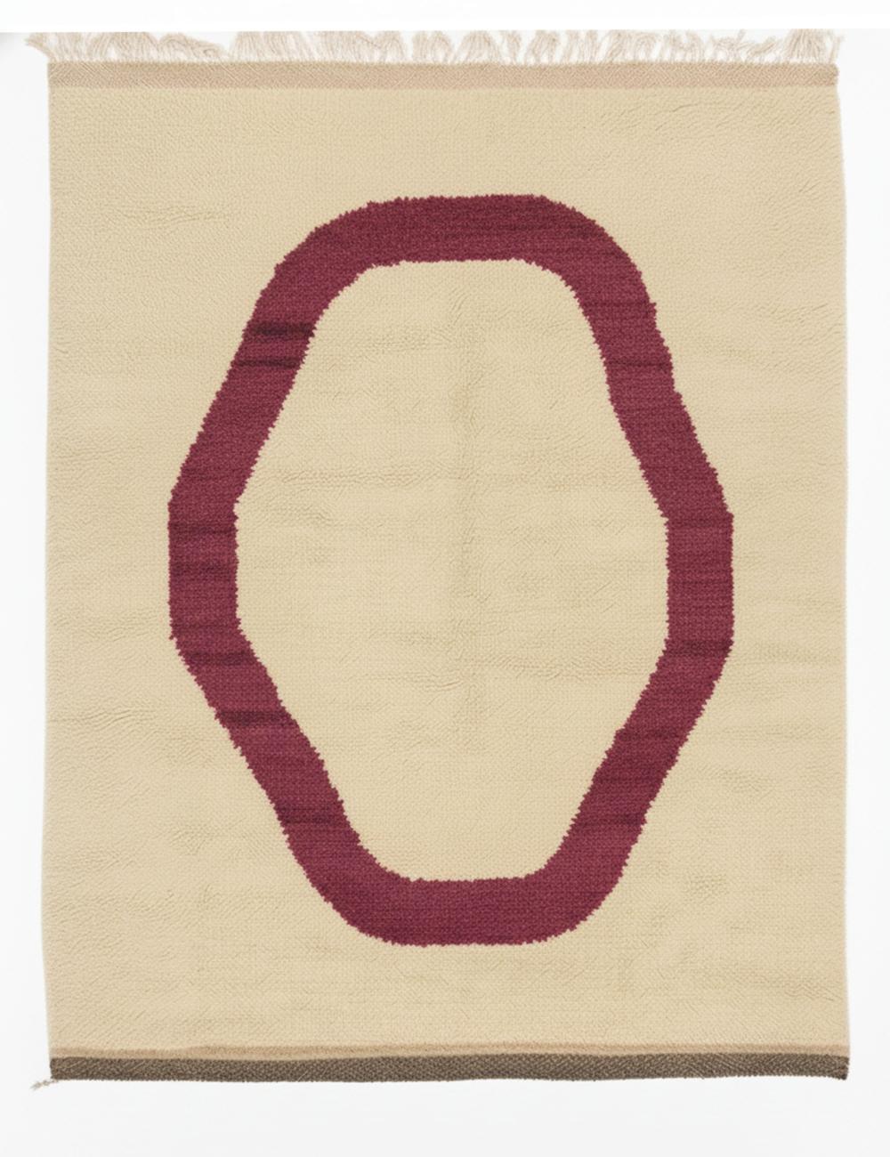 Abstract Beni Mrirt Moroccan Rug - forma 110