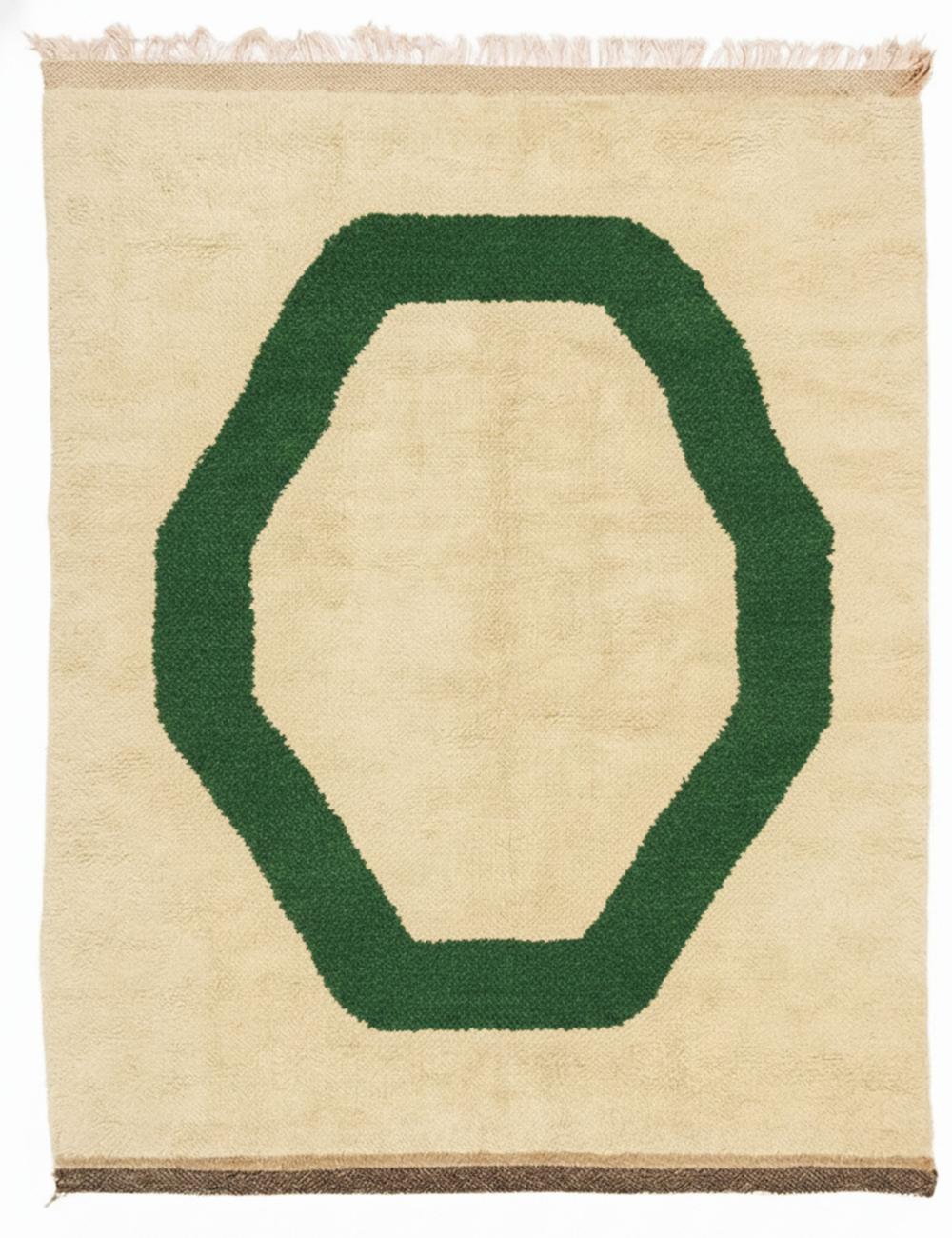 Abstract Beni Mrirt Moroccan Rug - forma 110