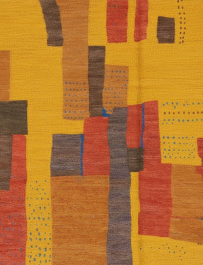 Abstract Beni Mrirt Moroccan Rug - forma 106