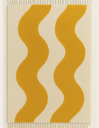 Custom Wavy Moroccan Rug - forma 64