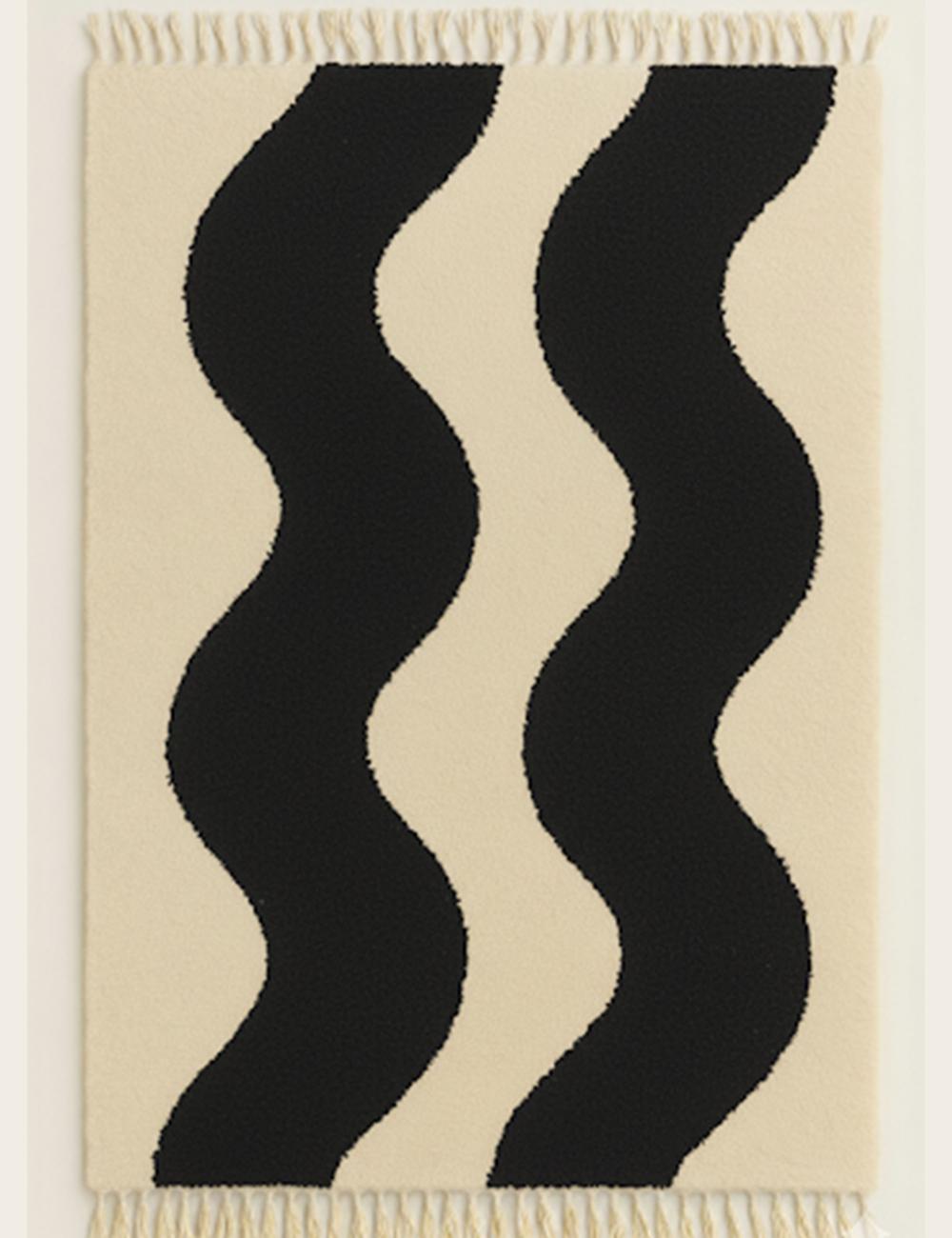 Custom Wavy Moroccan Rug - forma 64