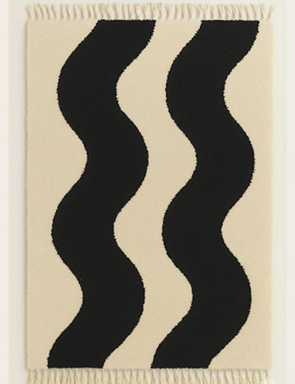 Custom Wavy Moroccan Rug - forma 64