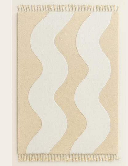 Custom Wavy Moroccan Rug - forma 64