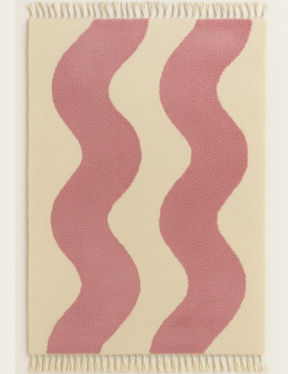 Custom Wavy Moroccan Rug - forma 64