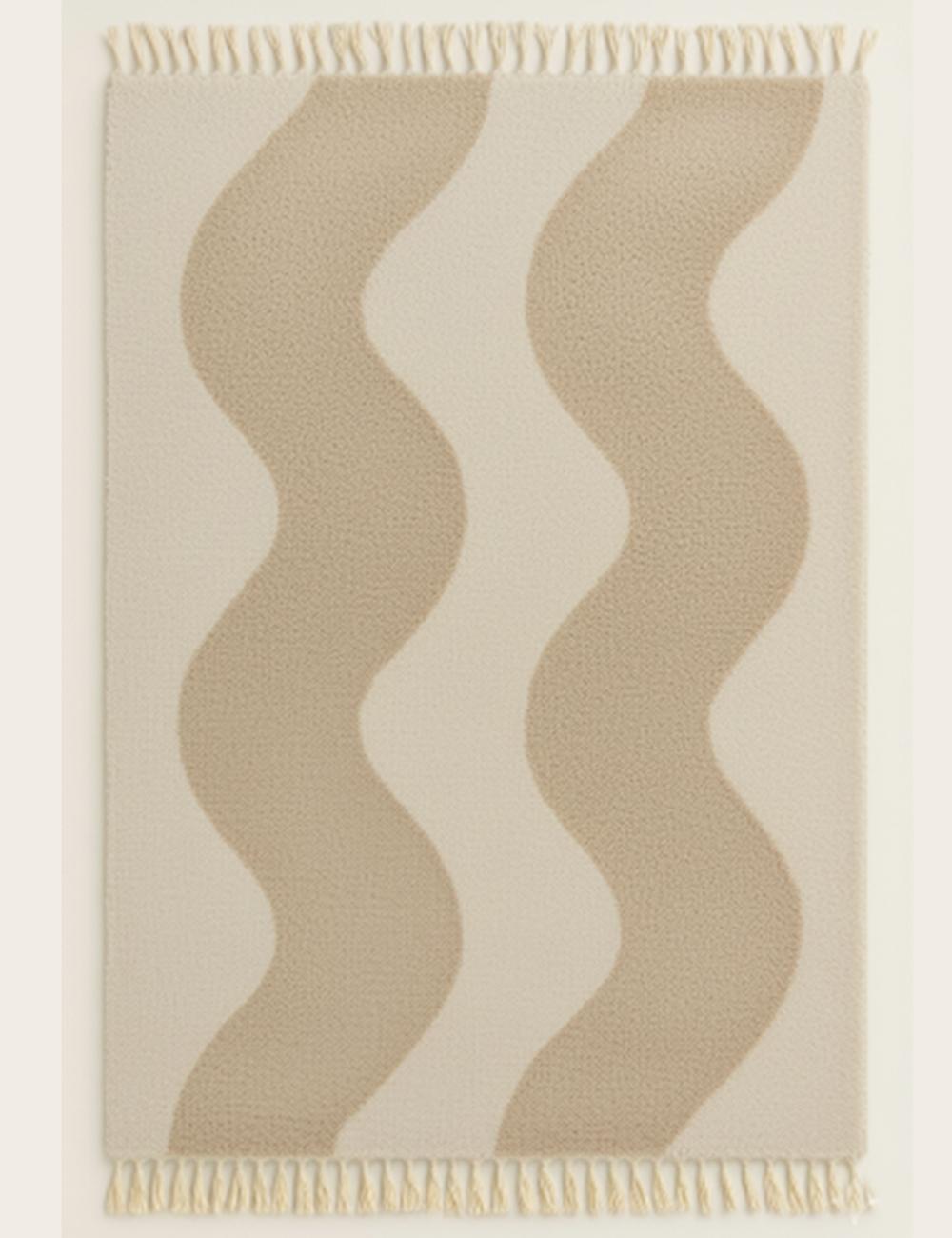 Custom Wavy Moroccan Rug - forma 64