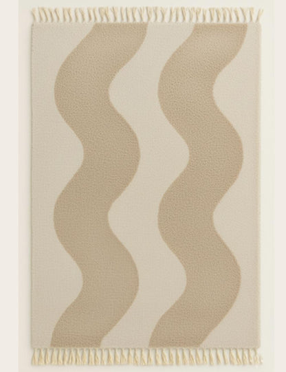 Custom Wavy Moroccan Rug - forma 64