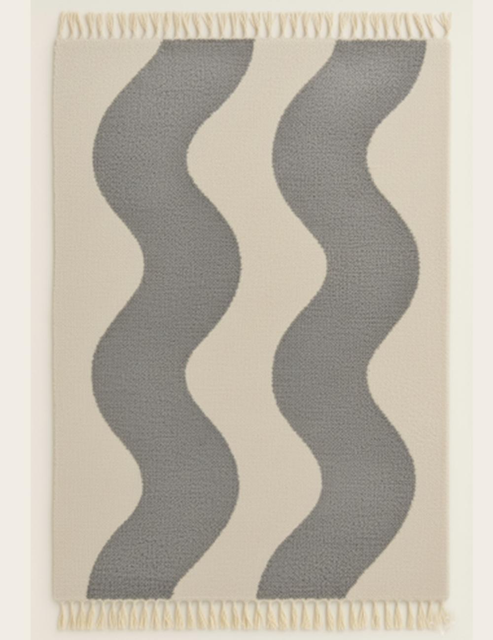Custom Wavy Moroccan Rug - forma 64