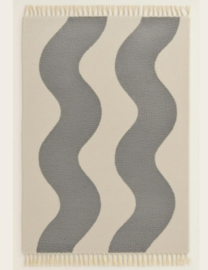 Custom Wavy Moroccan Rug - forma 64