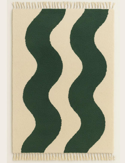 Custom Wavy Moroccan Rug - forma 64