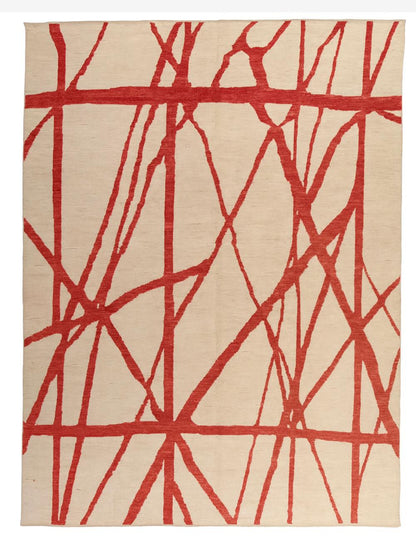 Abstract Beni Mrirt Moroccan Rug - forma 108