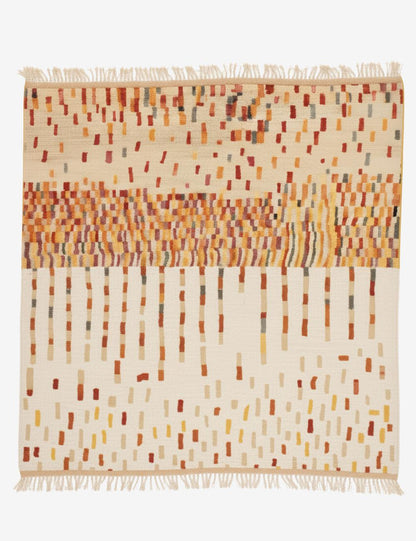 Custom Abstract Beni Mrirt Moroccan Rug - forma 107