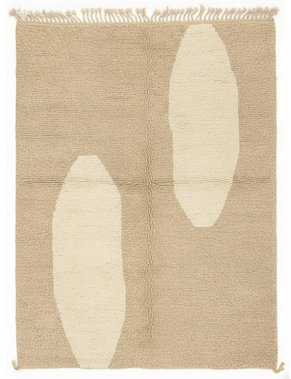 Organic Custom Moroccan Wool Rug - Echoes Of Love 33