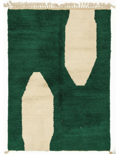 Organic Custom Moroccan Wool Rug - Echoes Of Love 33
