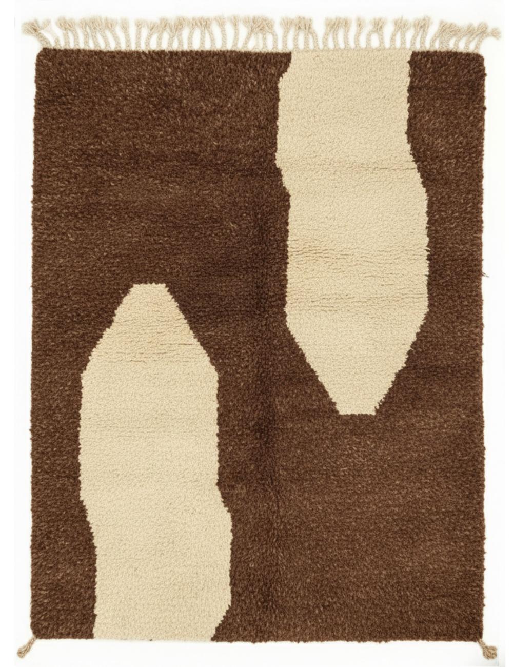 Organic Custom Moroccan Wool Rug - Echoes Of Love 33