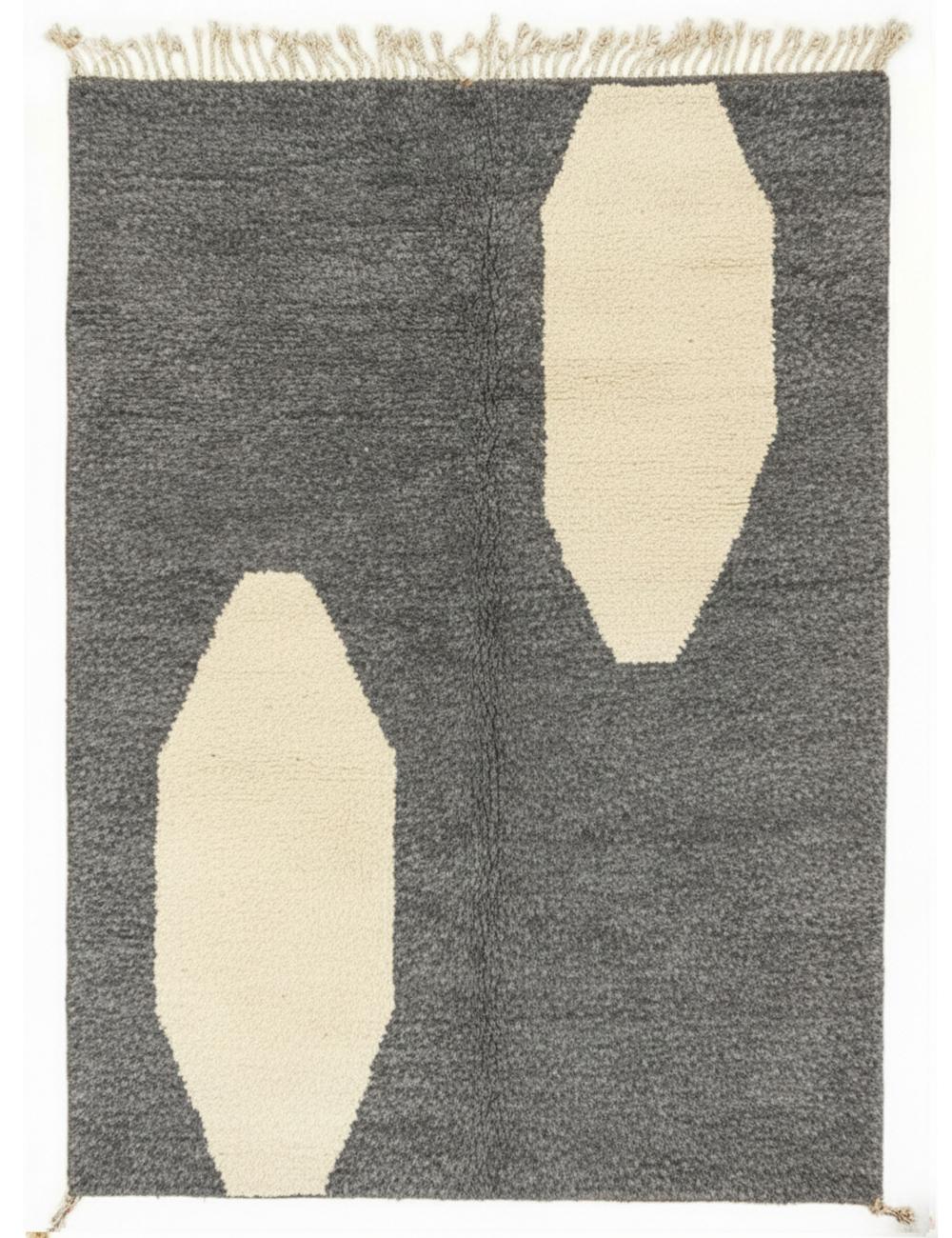 Organic Custom Moroccan Wool Rug - Echoes Of Love 33