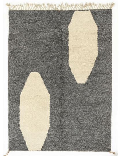 Organic Custom Moroccan Wool Rug - Echoes Of Love 33