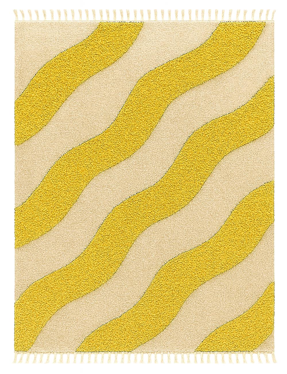 Moroccan Wavy Stripe Custom Rug - Forma 10
