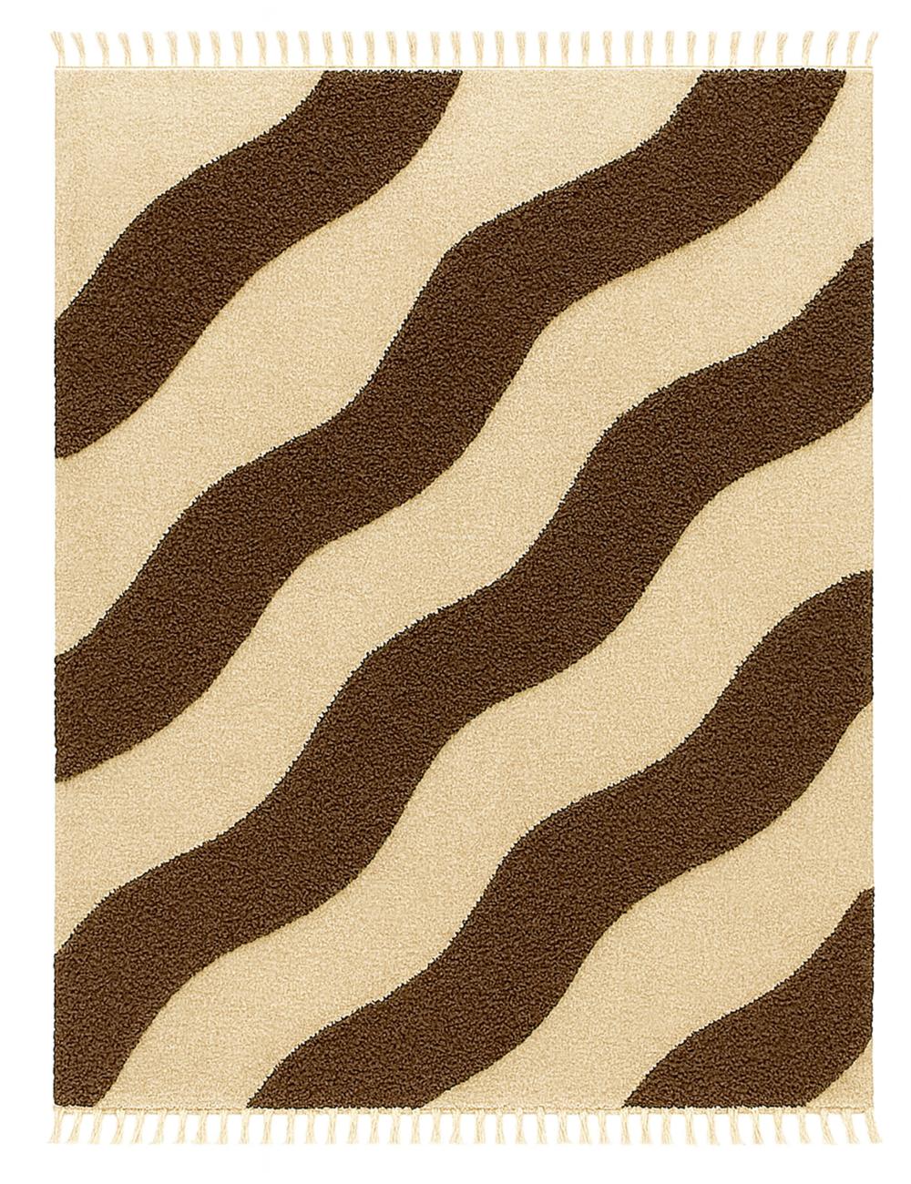 Moroccan Wavy Stripe Custom Rug - Forma 10