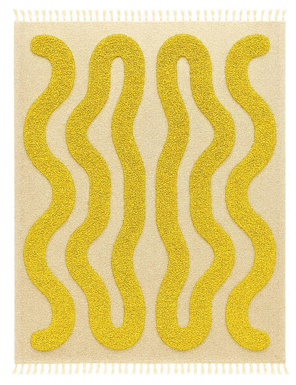 Wavy Custom Moroccan Berber Rug - Forma 11