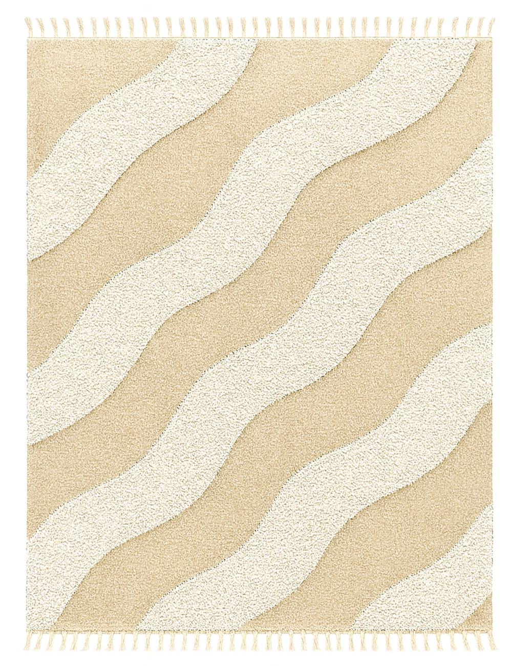 Moroccan Wavy Stripe Custom Rug - Forma 10