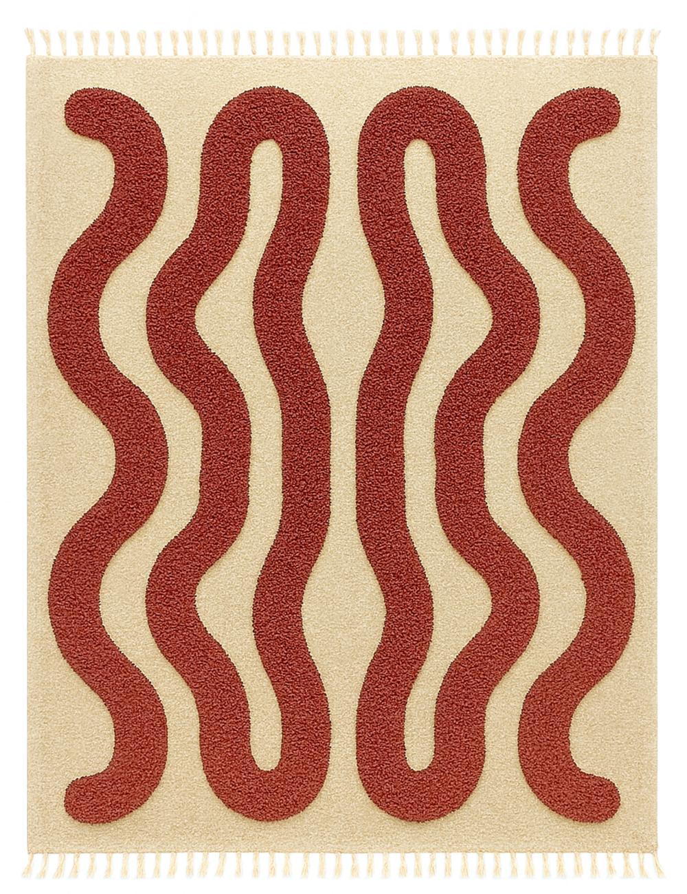 Wavy Custom Moroccan Berber Rug - Forma 11