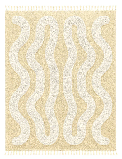 Wavy Custom Moroccan Berber Rug - Forma 11